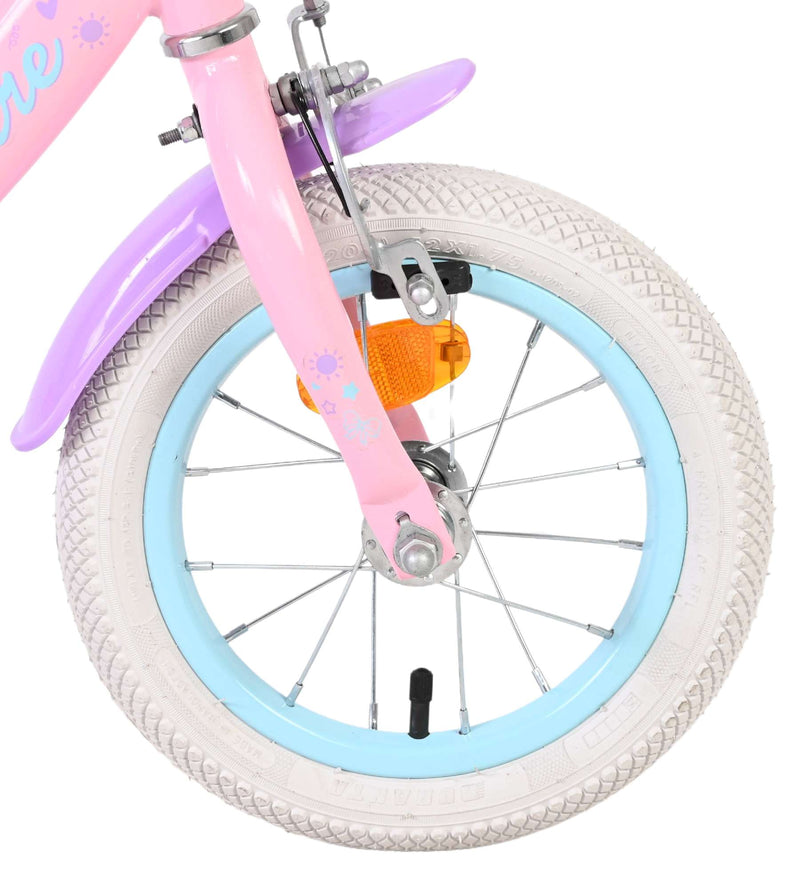 Load image into Gallery viewer, Volare olivia kinderfiets - meisjes - 12 inch - roze - twee handremmen

