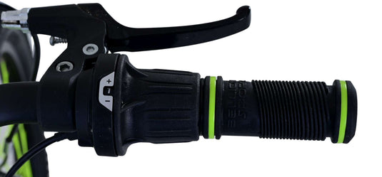 Volare rocky kinderfiets - 20 inch - 7 speed - groen grijs