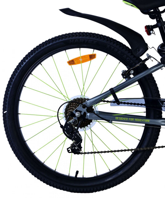 Volare rocky kinderfiets - 24 inch - groen - 7 speed