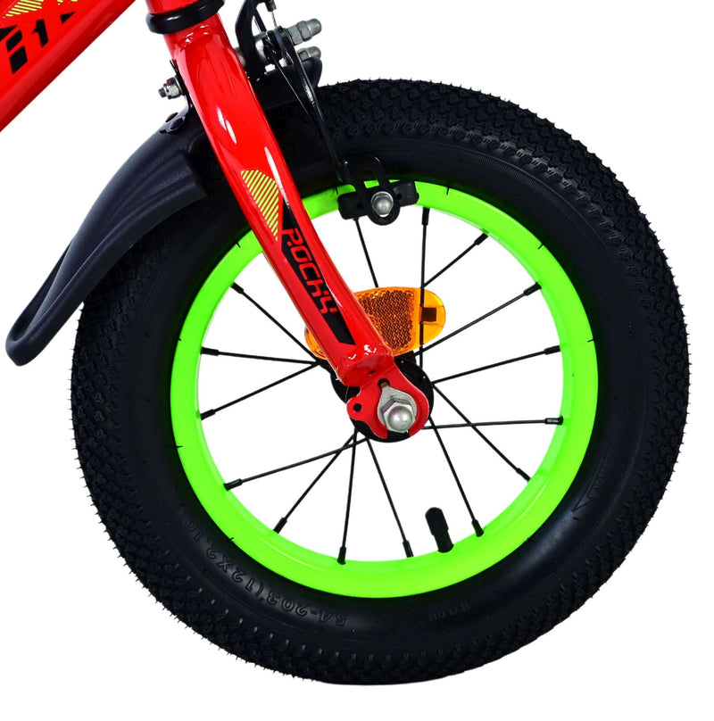 Load image into Gallery viewer, Volare rocky kinderfiets - jongens - 12 inch - rood - twee handremmen
