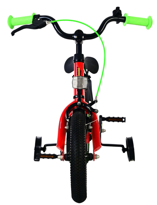 Volare rocky kinderfiets - jongens - 12 inch - rood - twee handremmen