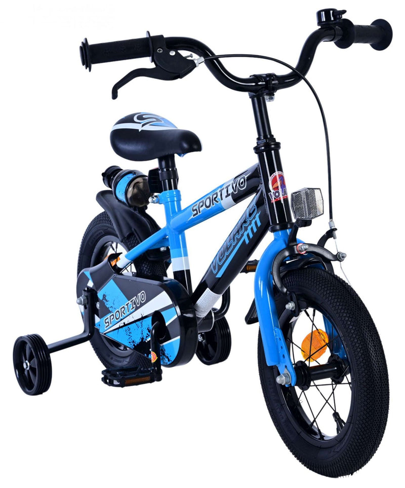 Load image into Gallery viewer, Volare sportivo kinderfiets - jongens - 12 inch - blauw zwart
