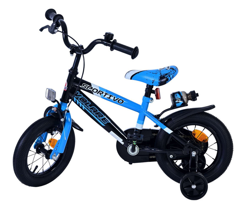 Load image into Gallery viewer, Volare sportivo kinderfiets - jongens - 12 inch - blauw zwart
