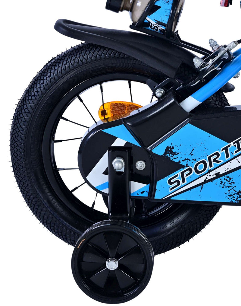 Load image into Gallery viewer, Volare sportivo kinderfiets - jongens - 12 inch - blauw zwart - twee handremmen
