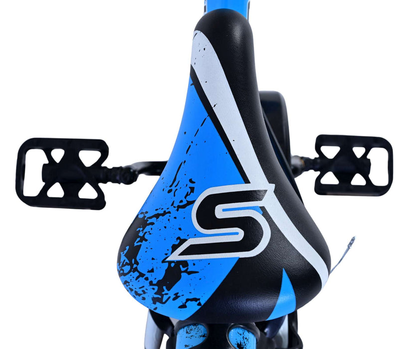 Load image into Gallery viewer, Volare sportivo kinderfiets - jongens - 12 inch - blauw zwart - twee handremmen
