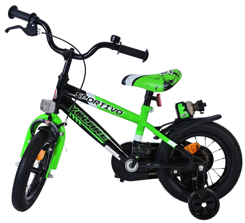 Load image into Gallery viewer, Volare sportivo kinderfiets - jongens - 12 inch - groen zwart

