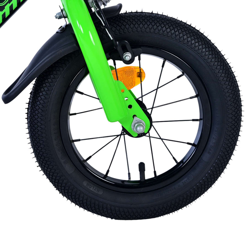 Load image into Gallery viewer, Volare sportivo kinderfiets - jongens - 12 inch - groen zwart - twee handremmen
