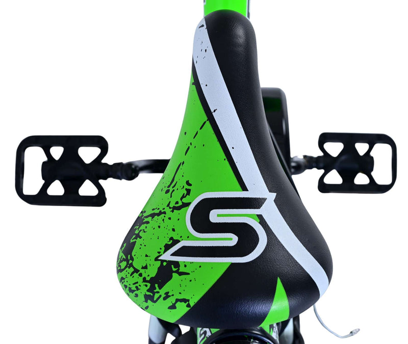 Load image into Gallery viewer, Volare sportivo kinderfiets - jongens - 12 inch - groen zwart - twee handremmen
