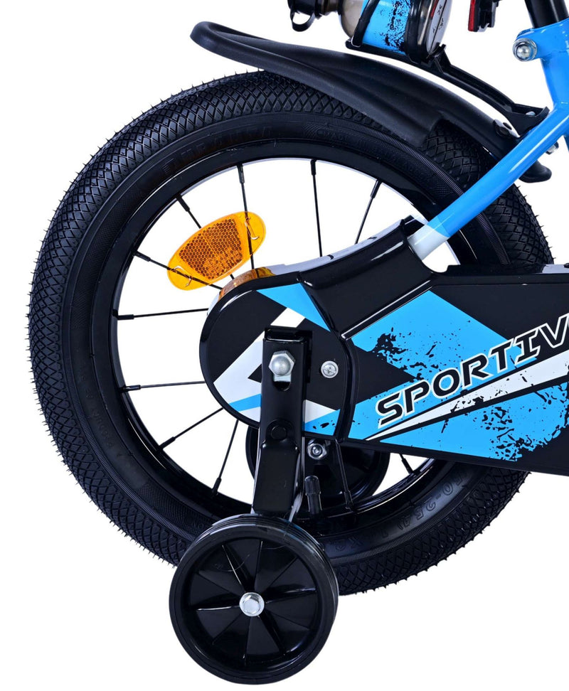 Load image into Gallery viewer, Volare sportivo kinderfiets - jongens - 14 inch - blauw zwart
