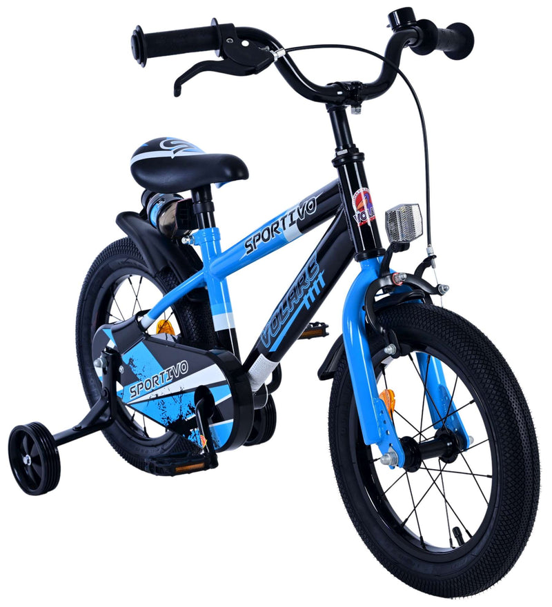 Load image into Gallery viewer, Volare sportivo kinderfiets - jongens - 14 inch - blauw zwart
