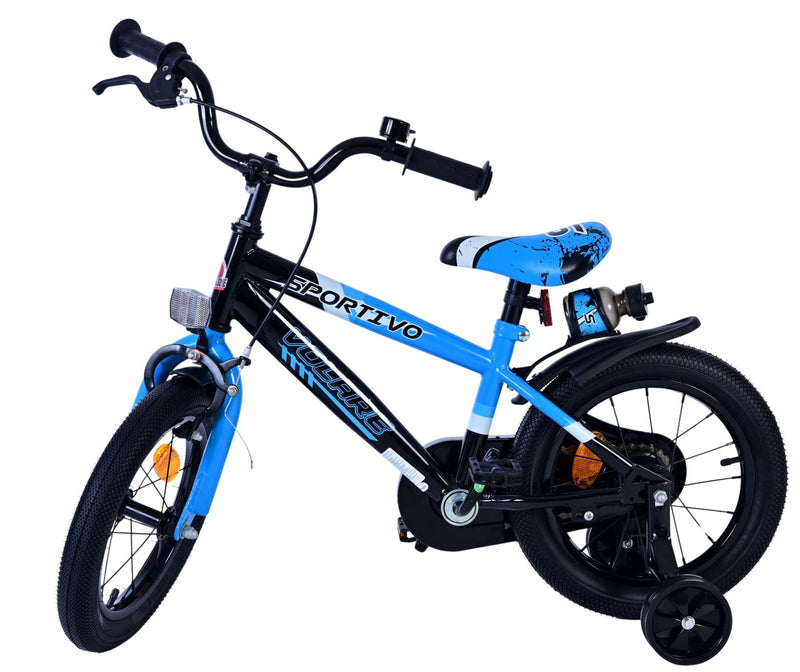 Load image into Gallery viewer, Volare sportivo kinderfiets - jongens - 14 inch - blauw zwart
