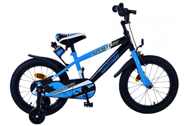 Load image into Gallery viewer, Volare sportivo kinderfiets - jongens - 16 inch - blauw zwart
