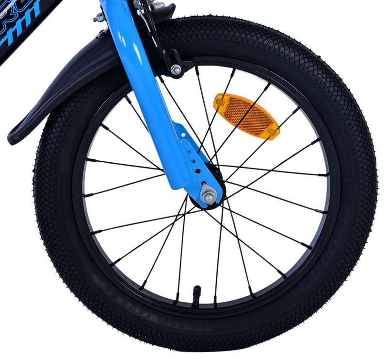 Load image into Gallery viewer, Volare sportivo kinderfiets - jongens - 16 inch - blauw zwart - twee handremmen
