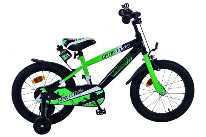 Load image into Gallery viewer, Volare sportivo kinderfiets - jongens - 16 inch - groen zwart
