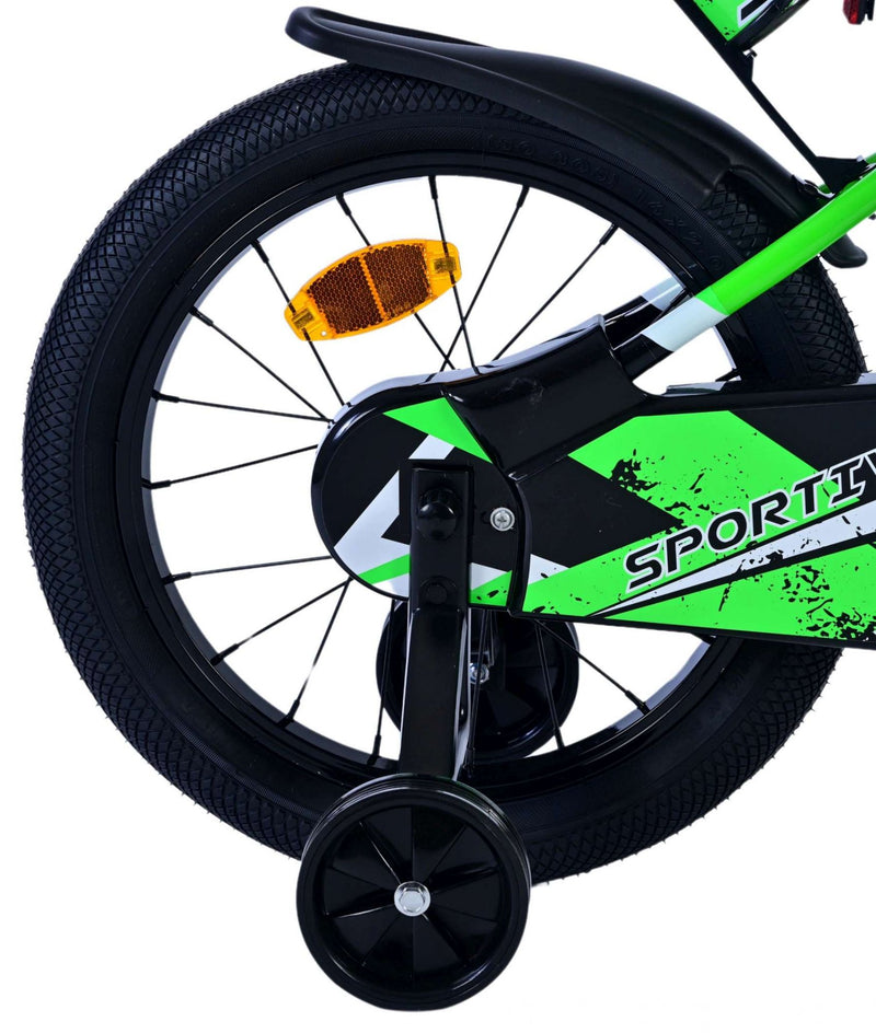 Load image into Gallery viewer, Volare sportivo kinderfiets - jongens - 16 inch - groen zwart
