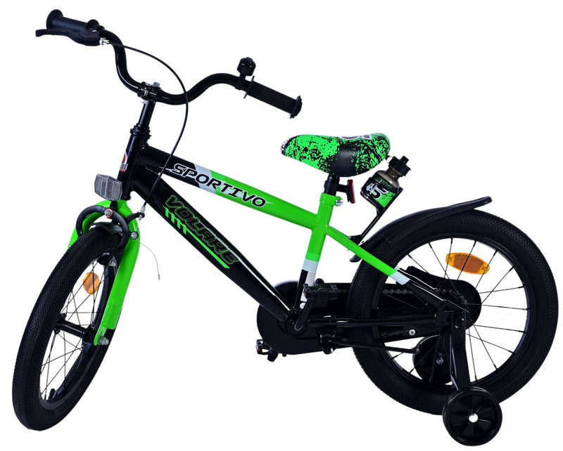 Load image into Gallery viewer, Volare sportivo kinderfiets - jongens - 16 inch - groen zwart
