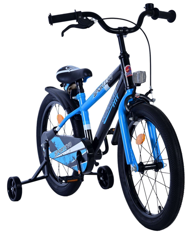 Load image into Gallery viewer, Volare sportivo kinderfiets - jongens - 18 inch - blauw zwart
