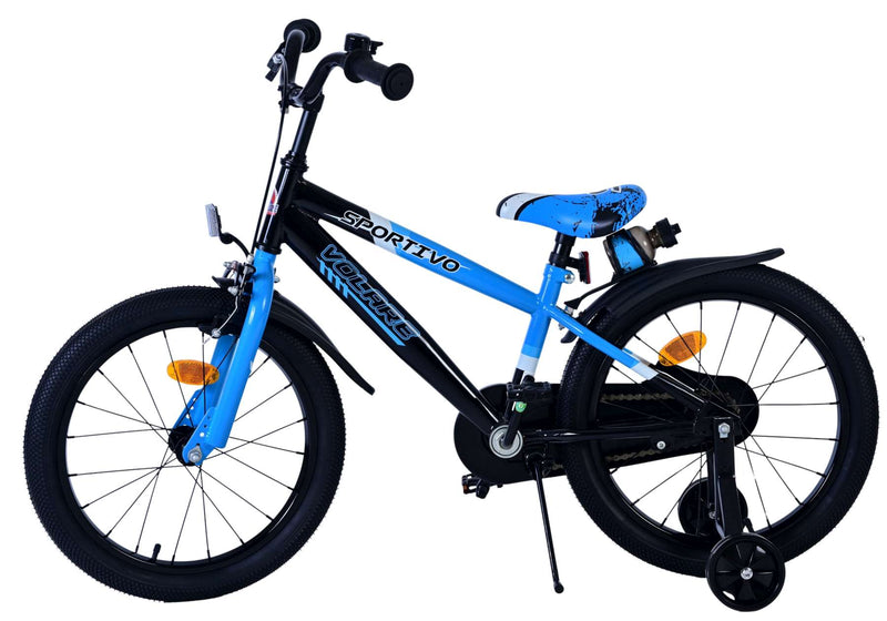 Load image into Gallery viewer, Volare sportivo kinderfiets - jongens - 18 inch - blauw zwart

