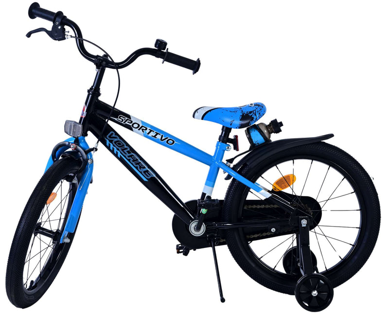 Load image into Gallery viewer, Volare sportivo kinderfiets - jongens - 18 inch - blauw zwart
