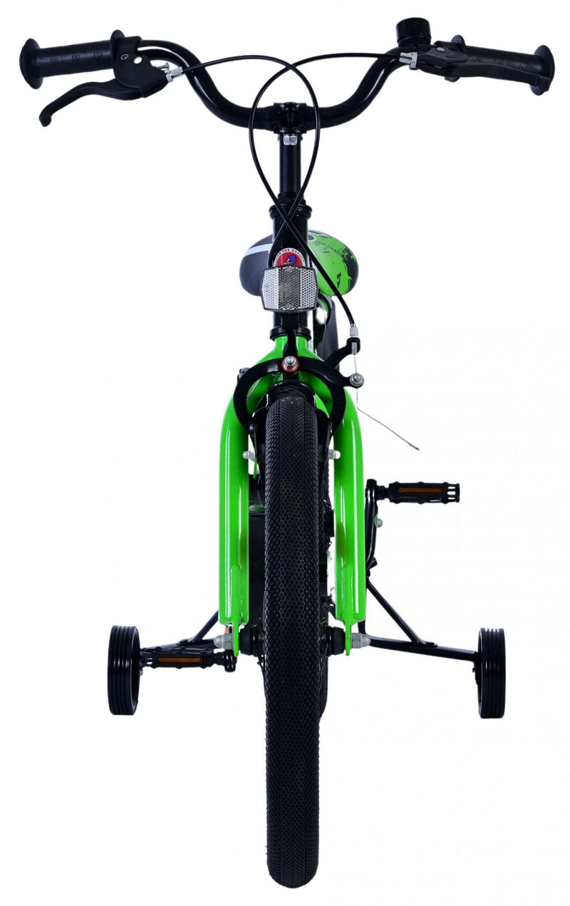 Load image into Gallery viewer, Volare sportivo kinderfiets - jongens - 18 inch - groen zwart - twee handremmen
