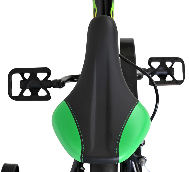 Load image into Gallery viewer, Volare strike kinderfiets - jongens - 12 inch - zwart groen - twee handremmen
