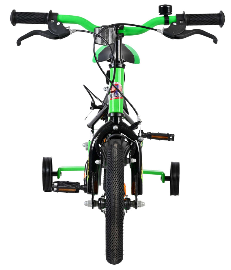 Load image into Gallery viewer, Volare strike kinderfiets - jongens - 12 inch - zwart groen - twee handremmen
