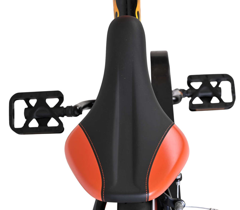 Load image into Gallery viewer, Volare strike kinderfiets - jongens - 12 inch - zwart oranje - twee handremmen
