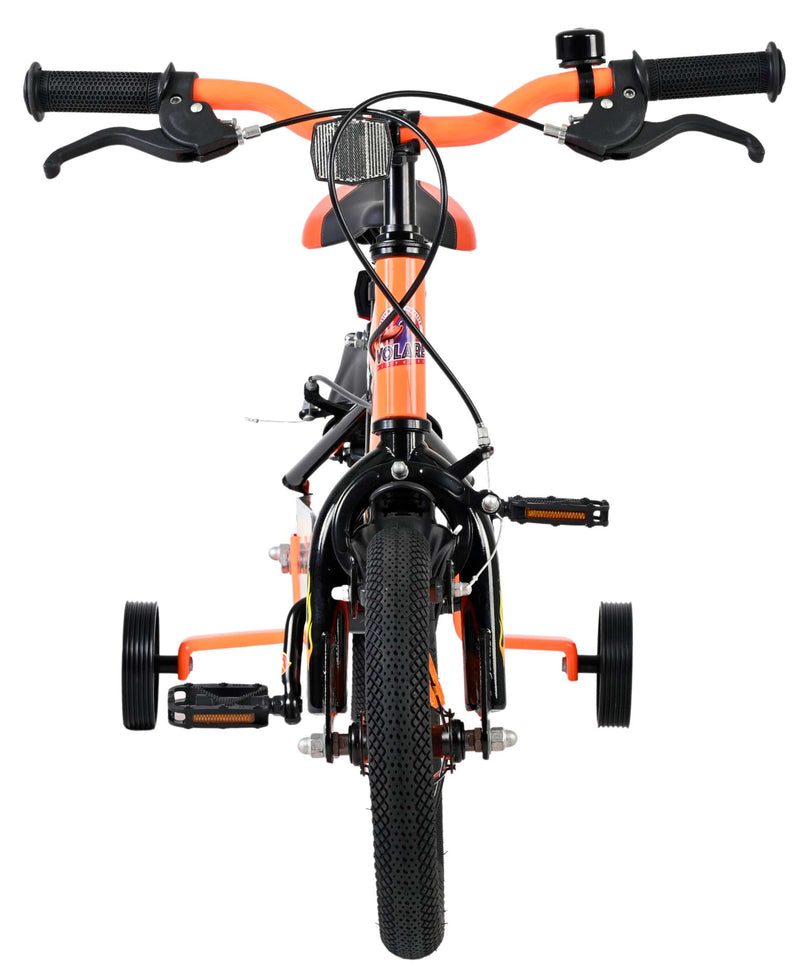 Load image into Gallery viewer, Volare strike kinderfiets - jongens - 12 inch - zwart oranje - twee handremmen
