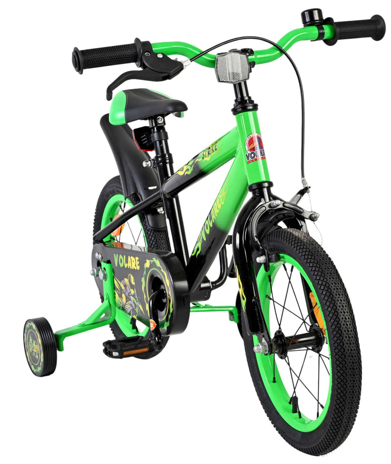 Load image into Gallery viewer, Volare strike kinderfiets - jongens - 14 inch - zwart groen

