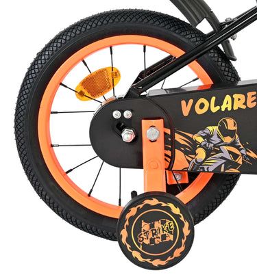 Volare strike kinderfiets - jongens - 14 inch - zwart oranje