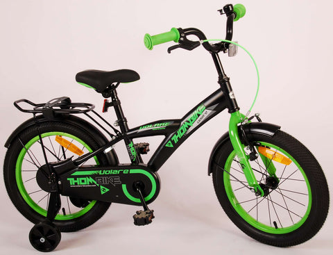 Volare Thombike Kinderfiets - Jongens - 16 inch - Zwart Groen