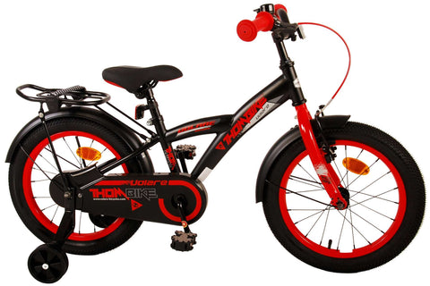 Volare Thombike Kinderfiets - Jongens - 16 inch - Zwart Rood