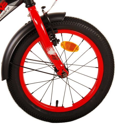 Volare Thombike Kinderfiets - Jongens - 16 inch - Zwart Rood