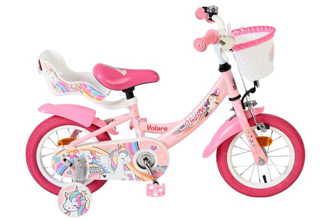 Load image into Gallery viewer, Volare unicorn kinderfiets - meisjes - 12 inch - roze

