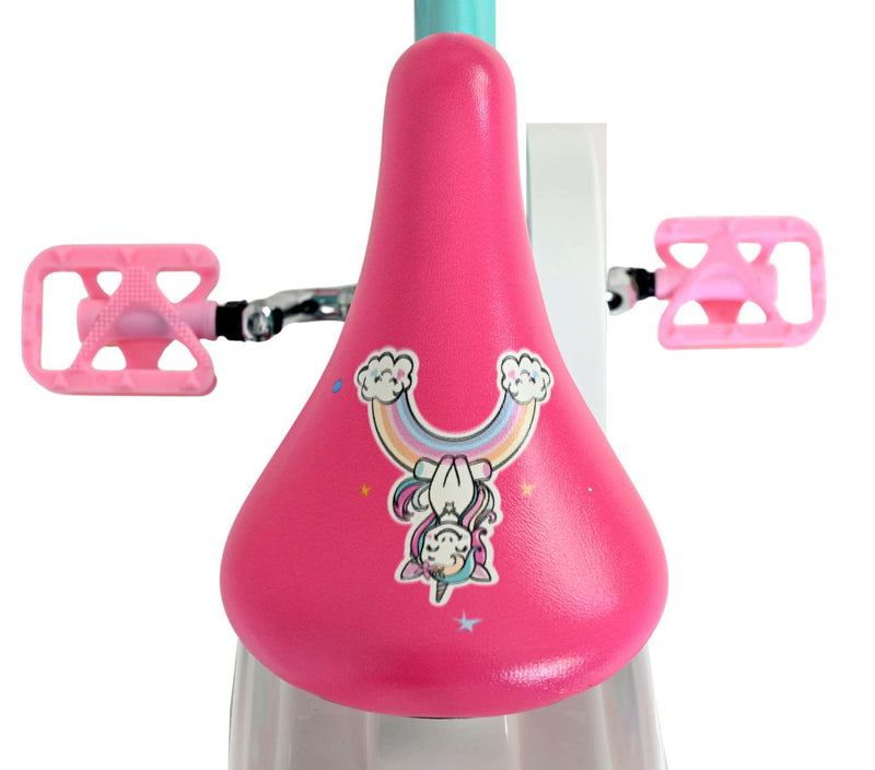 Load image into Gallery viewer, Volare unicorn kinderfiets - meisjes - 14 inch - groen
