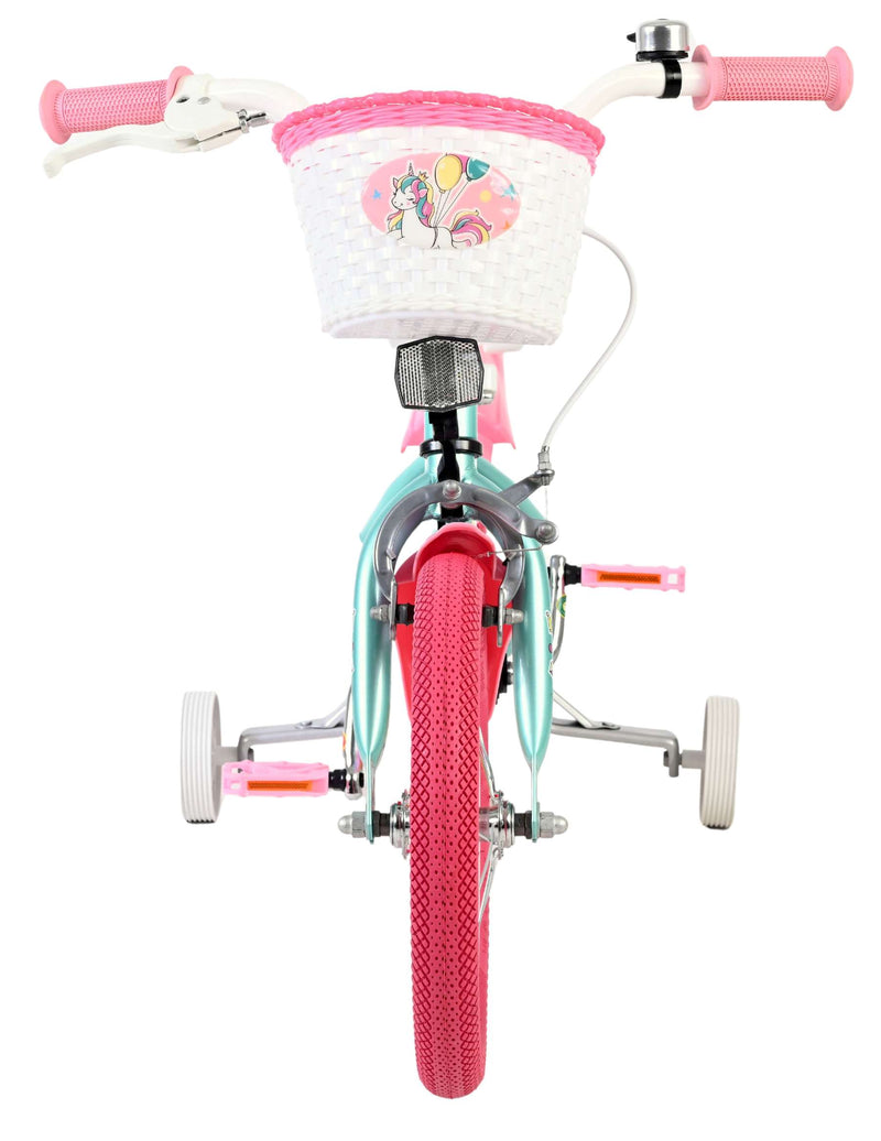 Load image into Gallery viewer, Volare unicorn kinderfiets - meisjes - 14 inch - groen
