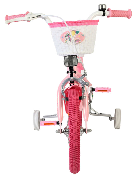 Volare unicorn kinderfiets - meisjes - 14 inch - roze