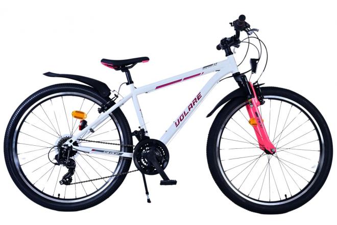 Load image into Gallery viewer, Volare xc race kinderfiets - 26 inch - 21 speed - wit roze
