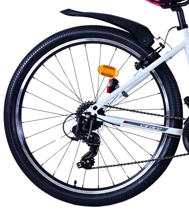 Load image into Gallery viewer, Volare xc race kinderfiets - 26 inch - 21 speed - wit roze
