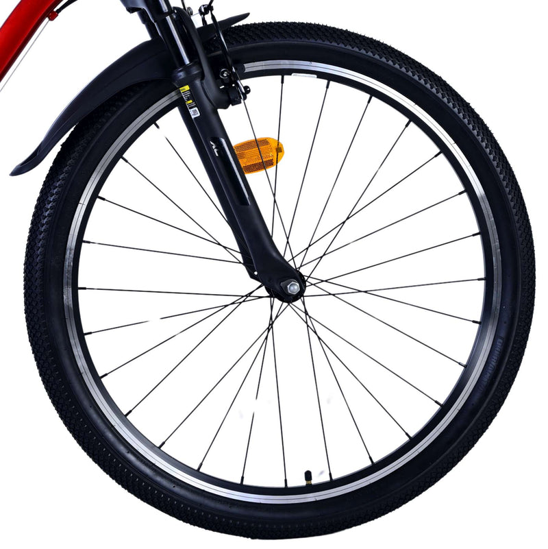 Load image into Gallery viewer, Volare xc race kinderfiets - 26 inch - 21 speed - rood grijs
