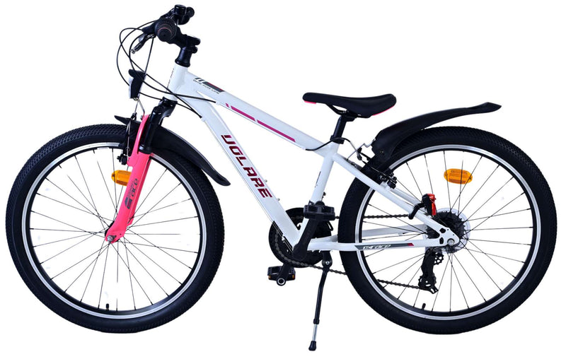 Load image into Gallery viewer, Volare xc race kinderfiets - 24 inch - wit roze - 21 speed
