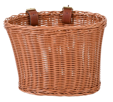 Volare rieten mandje middel met riempjes voor 16-20 inch