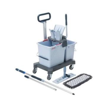 Vileda ultraspeed starterkit met plaat en mop inclusief telescoopsteel (1 stuk)