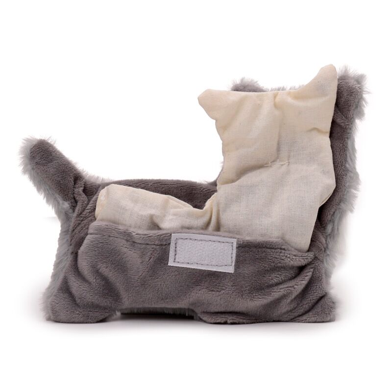 Load image into Gallery viewer, Schnauzer hond magnetron heatpack lavendel tarwe
