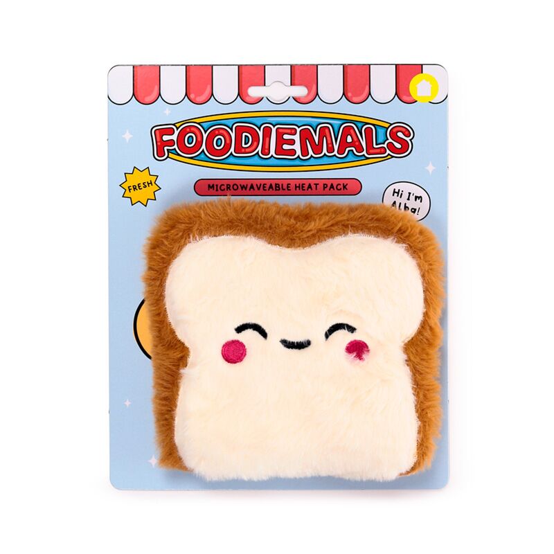 Load image into Gallery viewer, Toast foodiemals pluche heatpack lavendel tarwe
