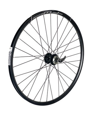 Rodi voorwiel 26x1.75 zwart schijfrem 6-gaats