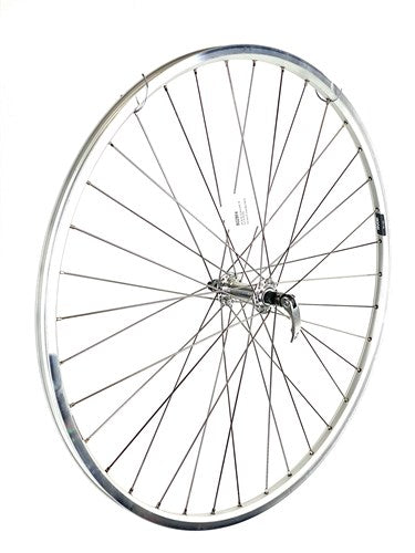 Load image into Gallery viewer, Voorwiel 28 inch 622 zilver zac19 uitval velgrem
