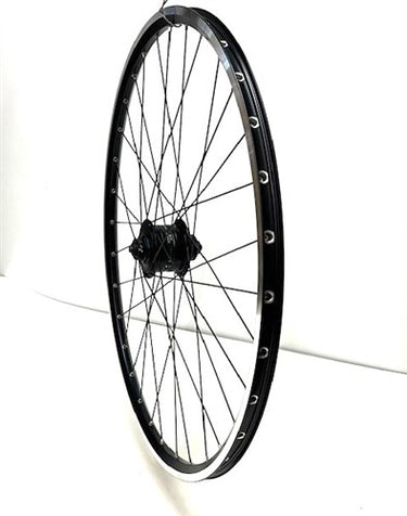 Shimano voorwiel 28 inch 622 zwart gesl. zwarte spaak naafdynamo centerl