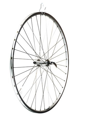 Roland voorwiel 28 inch race zilver uitval rvs spaak velgrem