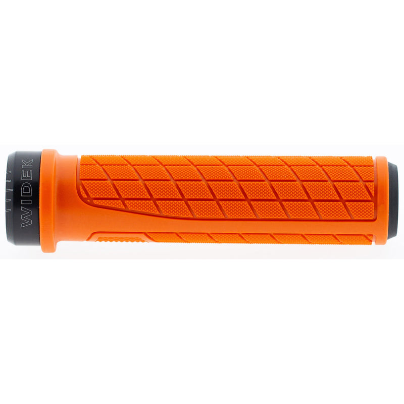 Load image into Gallery viewer, Widek handvatset the flow alu lock-ring zwart oranje
